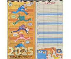 931525 Hippo 9315 Kalender, Aktivitetskalender 2026 Milj&#248;merket, Hippo, Resirkulert papir!
