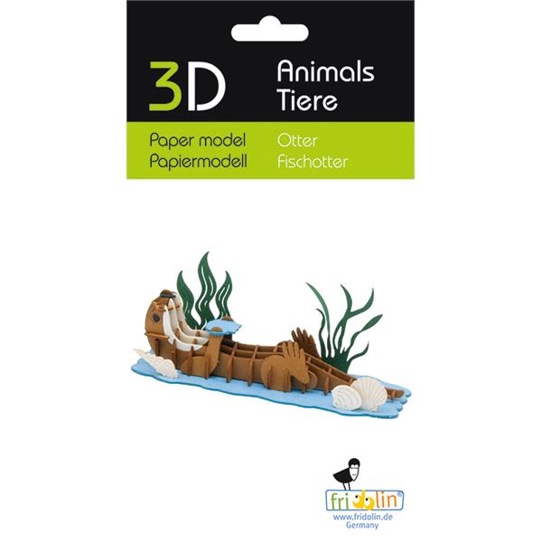 11746   3-D Paper Model Oter Otter, Fridolin