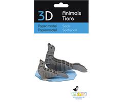 11748   3-D Paper Model Sel Seals, Fridolin