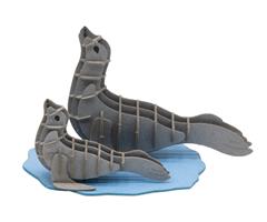 11748   3-D Paper Model Sel Seals, Fridolin