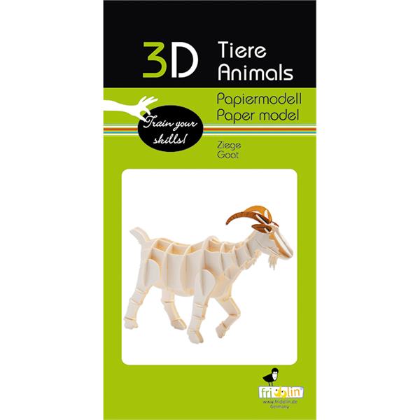 11674   3-D Paper Model geit Goat, Fridolin