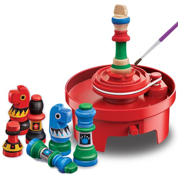 8503452 4M 00-03452 Aktivitetspakke, Wooden Chess Making Kit Kidz Labs, 4M