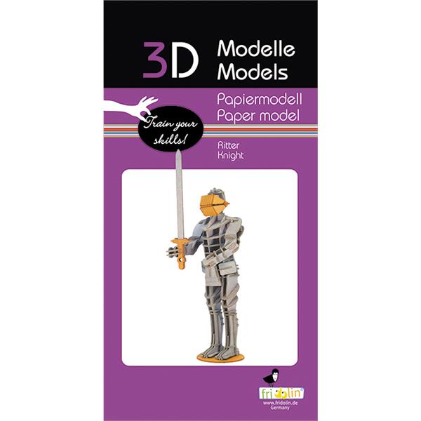 11698   3-D Paper Model Ridder Knight, Fridolin