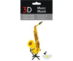 11568   3-D Paper Model Saksofon Electric guitar, Fridolin