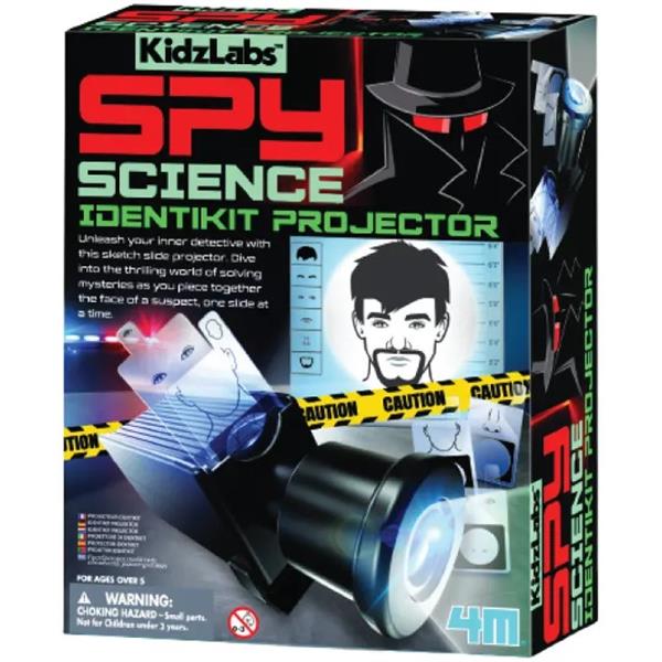 8503468 4M 00-03468 Aktivitetspakke, Spy Sketch Projector Spy Science, Kidz Labs, 4M