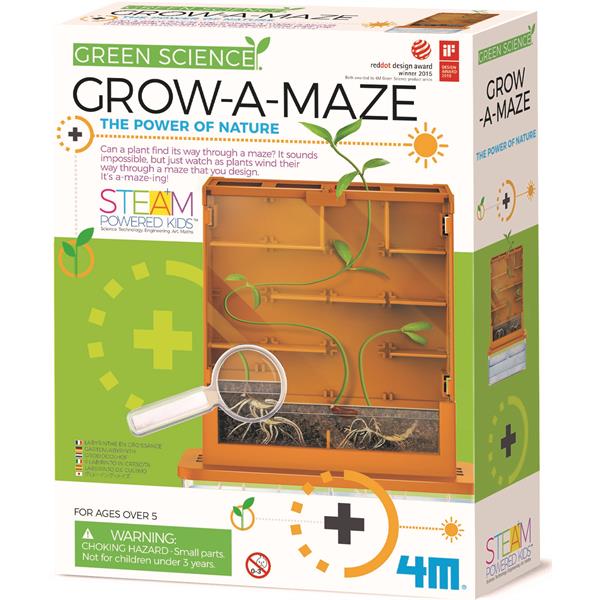 8503352 4M 00-03552 Aktivitetspakke, Grow-a-maze Green Science, 4M