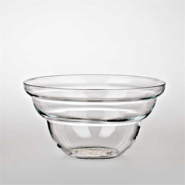 9422998 Nature's Design 5430 Salatbolle Cotula stor glassbolle med hvit flower of life 23 cm