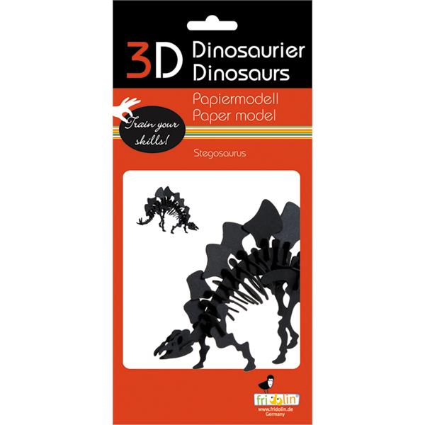 11641  11641 3-D Paper Model Stegosaurus Fridolin