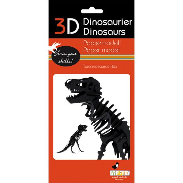 11642  11642 3-D Paper Model T-Rex Tyrannosaurus Rex, Fridolin