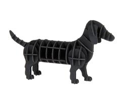 9422782  11610 3-D kartong Model Dachs Dog, Dachs, Fridolin
