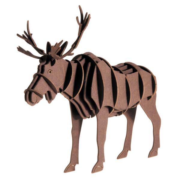 11614   3-D Paper Model elg Moose, Fridolin