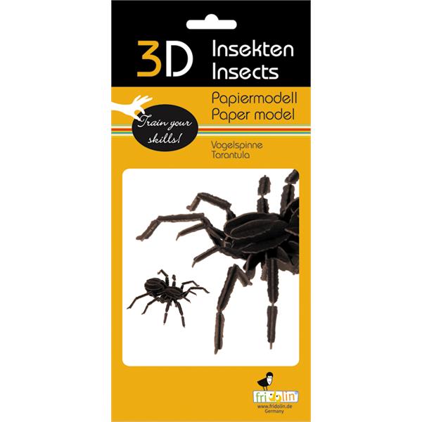 9422777  11605 3-D Paper Model edderkopp Spider, Fridolin