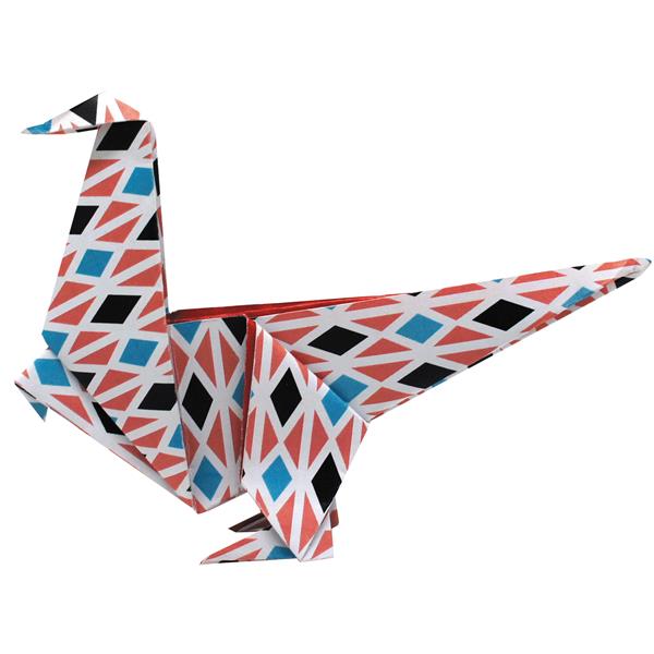 11335   Origami, Dinosaur, 20x20cm, 4 ass.design Fridolin