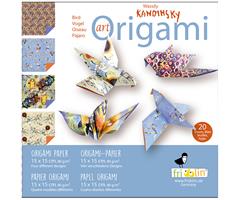 11357  11350 Origami, Kandinsky, 15x15cm, 4 ass. desi Fridolin
