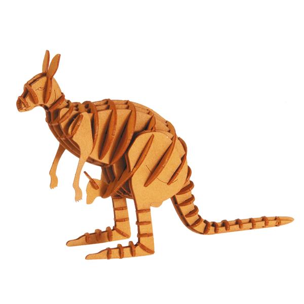 11623  11623 3-D Paper Model kenguru Kangaroo, Fridolin