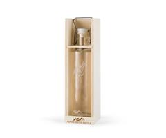 9426502 Nature's Design 9030 Alpine Water Bottle CHAMOIS vannflaske 0,6 liter i glass med motiv