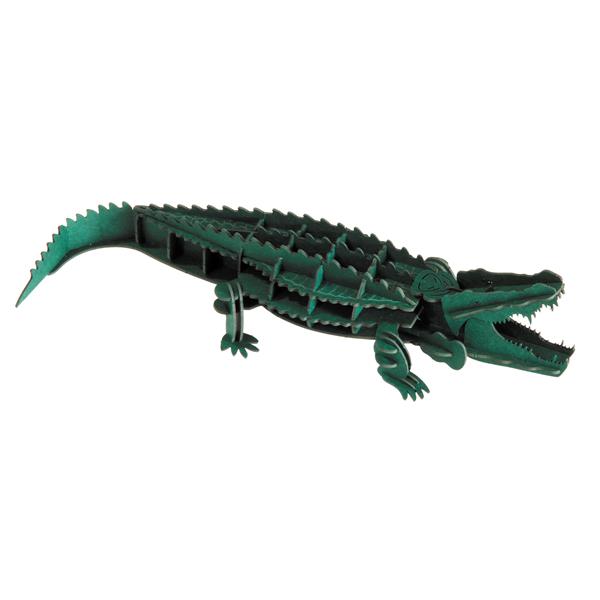 11631  11631 3-D Paper Model krokodille Crocodile, Fridolin