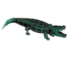 11631  11631 3-D Paper Model krokodille Crocodile, Fridolin
