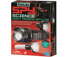 8503463 4M 00-03463 Aktivitetspakke, Night Mission Spylite Spy Science, Kidz Labs, 4M