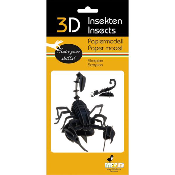 11604  11604 3-D Paper Model skorpion Scorpion, Fridolin